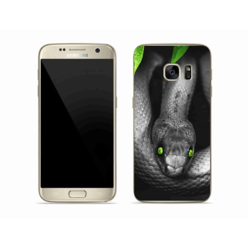 Gélový kryt mmCase na mobil Samsung Galaxy S7 Edge - had