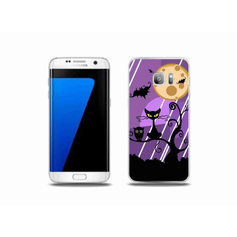 Gélový kryt mmCase na mobil Samsung Galaxy S7 Edge - halloween