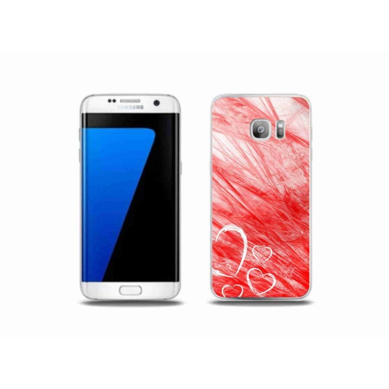 Gélový kryt mmCase na mobil Samsung Galaxy S7 Edge - heart