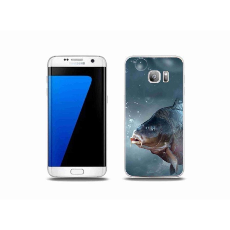 Gélový kryt mmCase na mobil Samsung Galaxy S7 Edge - kapor a bublinky