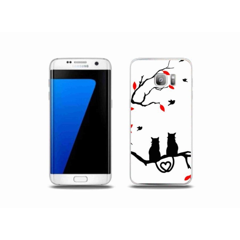 Gélový kryt mmCase na mobil Samsung Galaxy S7 Edge - mačací láska