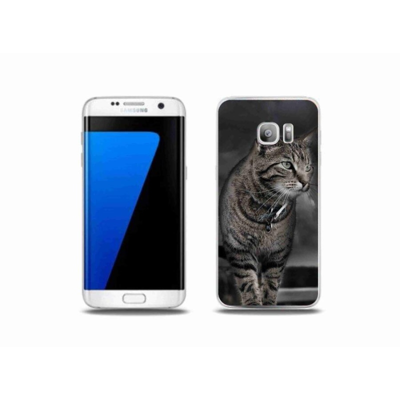 Gélový kryt mmCase na mobil Samsung Galaxy S7 Edge - mačka