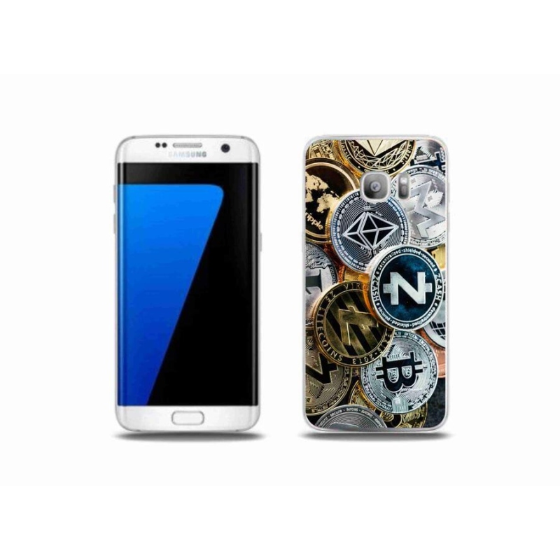 Gélový kryt mmCase na mobil Samsung Galaxy S7 Edge - kryptomena