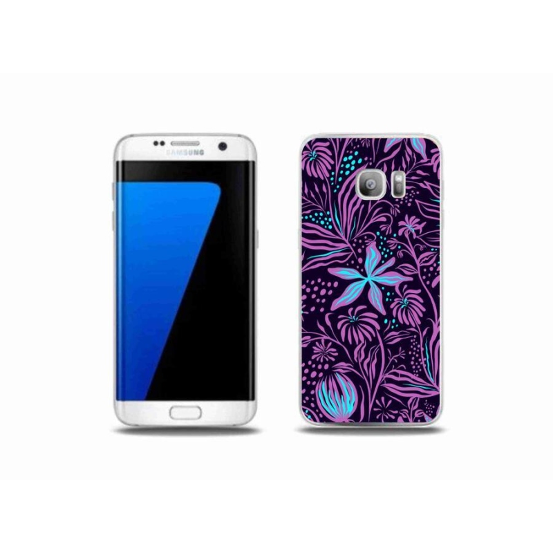 Gélový kryt mmCase na mobil Samsung Galaxy S7 Edge - kvety 2