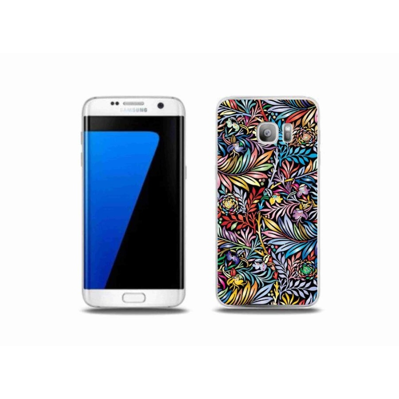 Gélový kryt mmCase na mobil Samsung Galaxy S7 Edge - kvety 5