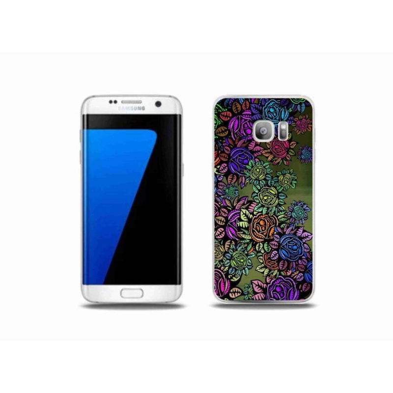 Gélový kryt mmCase na mobil Samsung Galaxy S7 Edge - kvety 6