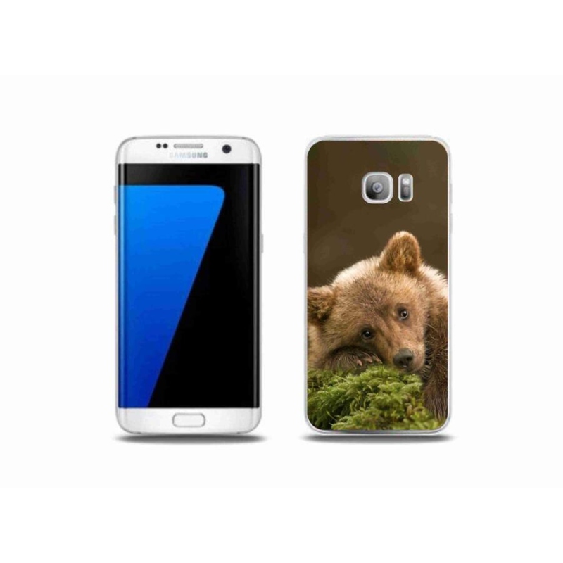 Gélový kryt mmCase na mobil Samsung Galaxy S7 Edge - medveď