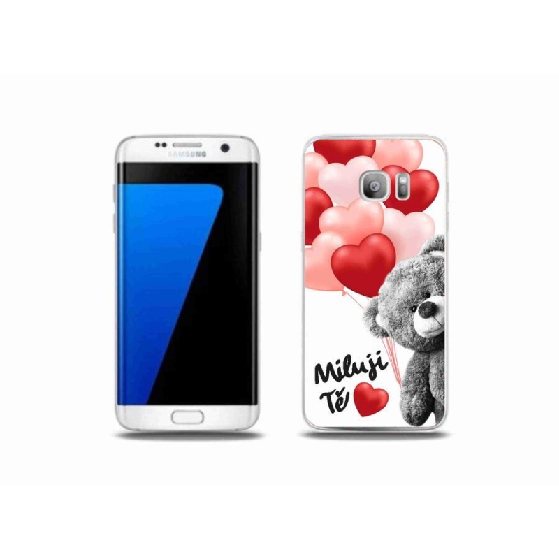 Gélový kryt mmCase na mobil Samsung Galaxy S7 Edge - milujem Ťa