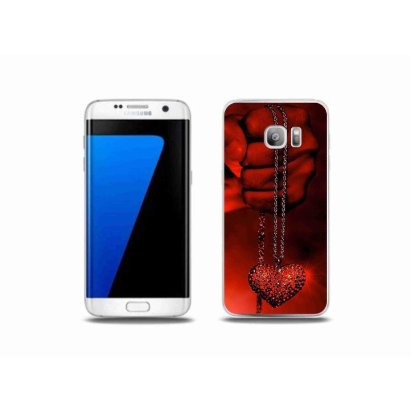 Gélový kryt mmCase na mobil Samsung Galaxy S7 Edge - náhrdelník