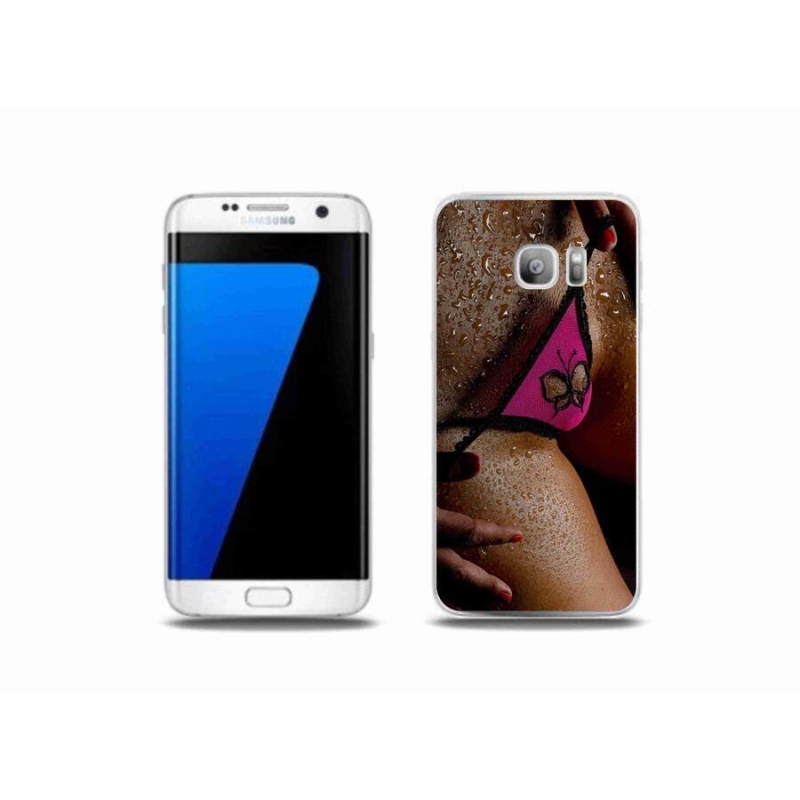 Gélový kryt mmCase na mobil Samsung Galaxy S7 Edge - sexy žena