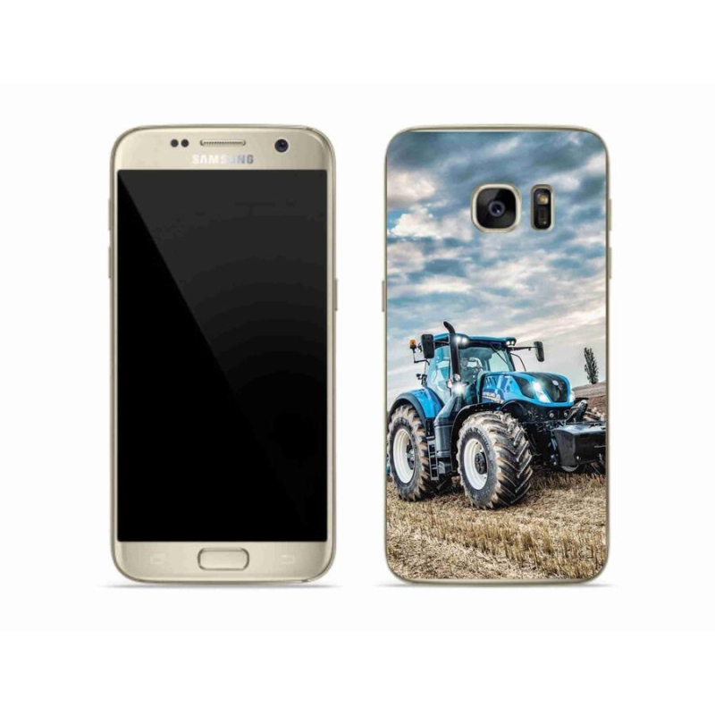 Gélový kryt mmCase na mobil Samsung Galaxy S7 Edge - traktor 2