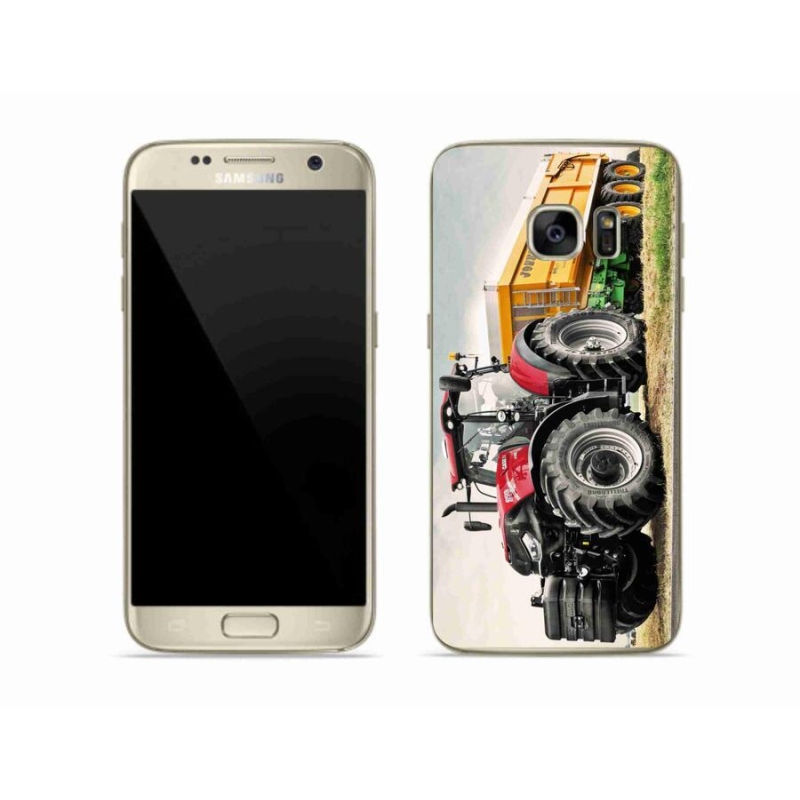 Gélový kryt mmCase na mobil Samsung Galaxy S7 Edge - traktor 3
