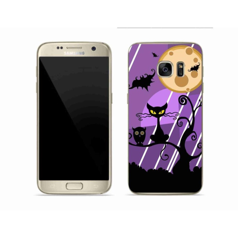 Gélový kryt mmCase na mobil Samsung Galaxy S7 - halloween