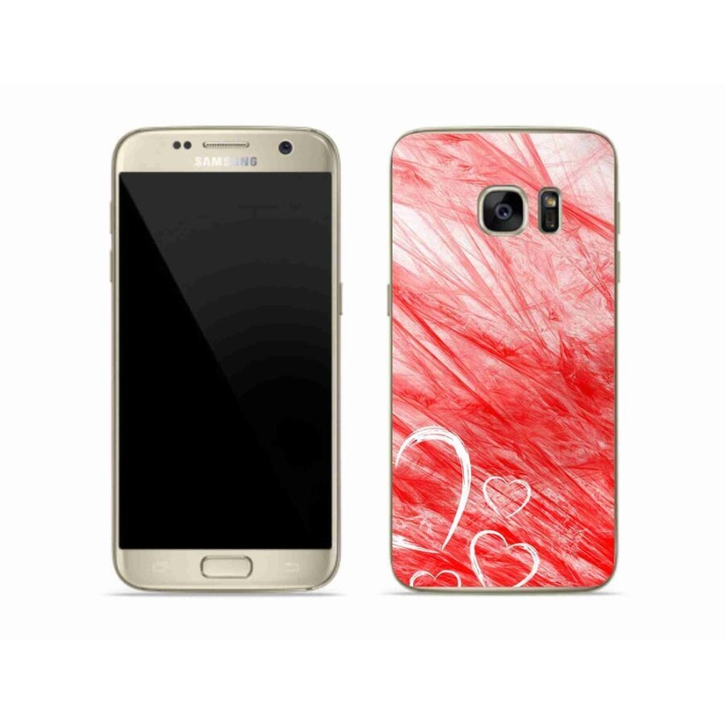 Gélový kryt mmCase na mobil Samsung Galaxy S7 - heart