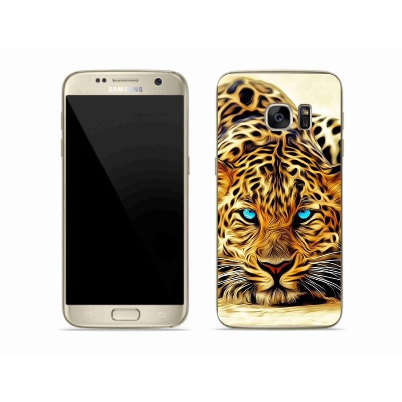 Gélový kryt mmCase na mobil Samsung Galaxy S7 - kreslený tiger