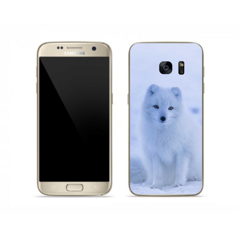 Gélový kryt mmCase na mobil Samsung Galaxy S7 - polárna líška