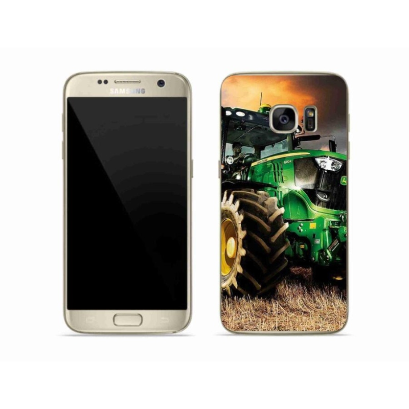 Gélový kryt mmCase na mobil Samsung Galaxy S7 - traktor