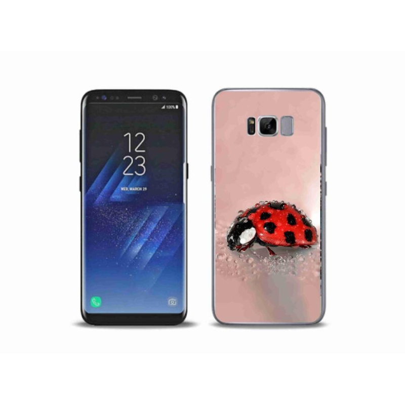 Gélový kryt mmCase na mobil Samsung Galaxy S8 Plus - lienka