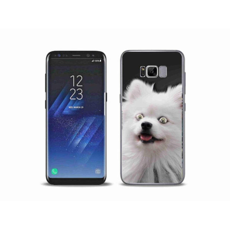 Gélový kryt mmCase na mobil Samsung Galaxy S8 Plus - biely špic