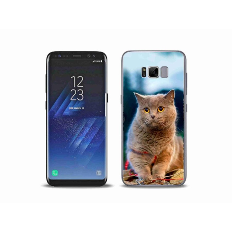 Gélový kryt mmCase na mobil Samsung Galaxy S8 Plus - britská modrá 2