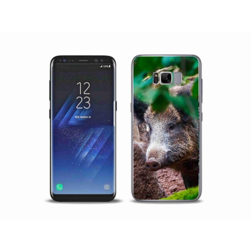 Gélový kryt mmCase na mobil Samsung Galaxy S8 Plus - divoké prasa