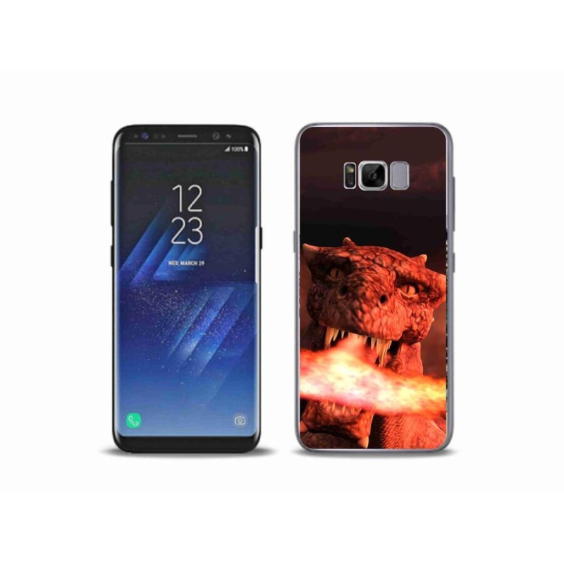 Gélový kryt mmCase na mobil Samsung Galaxy S8 Plus - drak