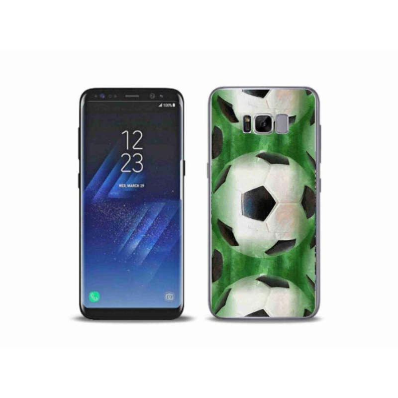 Gélový kryt mmCase na mobil Samsung Galaxy S8 Plus - futbalová lopta