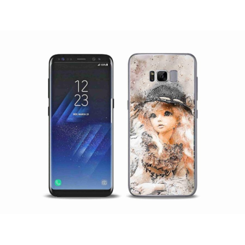 Gélový kryt mmCase na mobil Samsung Galaxy S8 Plus - dievčatko s klobúkom