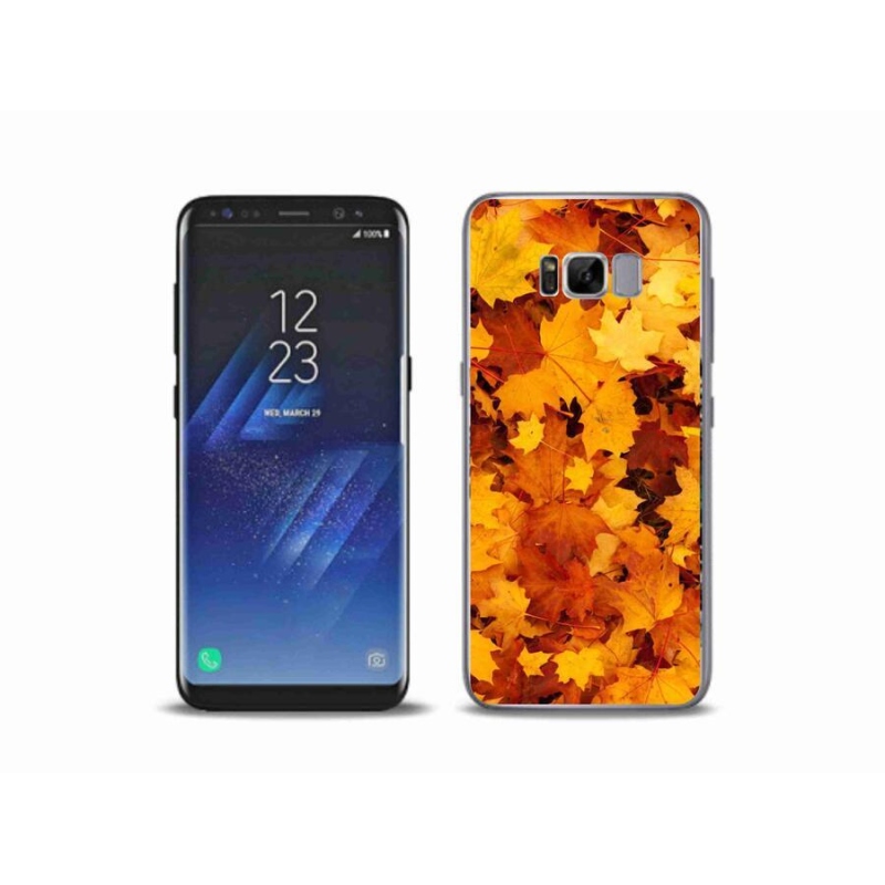 Gélový kryt mmCase na mobil Samsung Galaxy S8 Plus - javorové listy