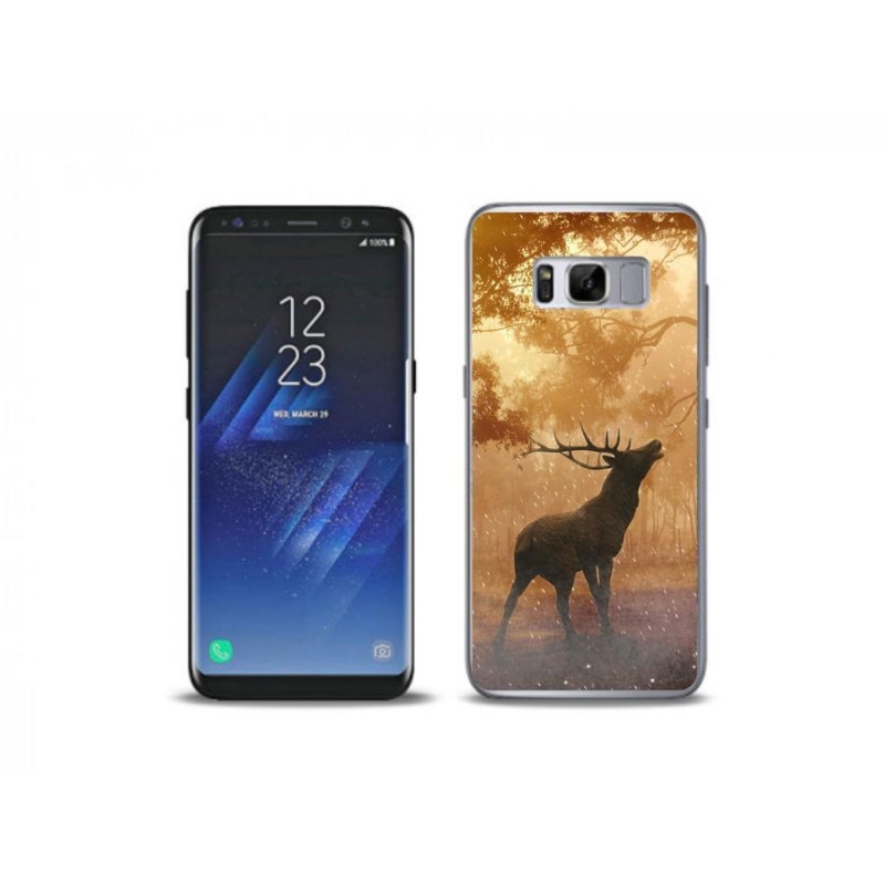 Gélový kryt mmCase na mobil Samsung Galaxy S8 Plus - jeleň v ruji