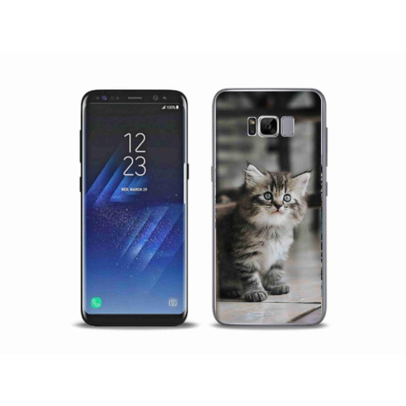 Gélový kryt mmCase na mobil Samsung Galaxy S8 Plus - mačiatko