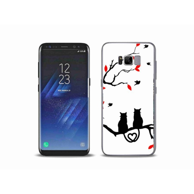 Gélový kryt mmCase na mobil Samsung Galaxy S8 Plus - mačací láska