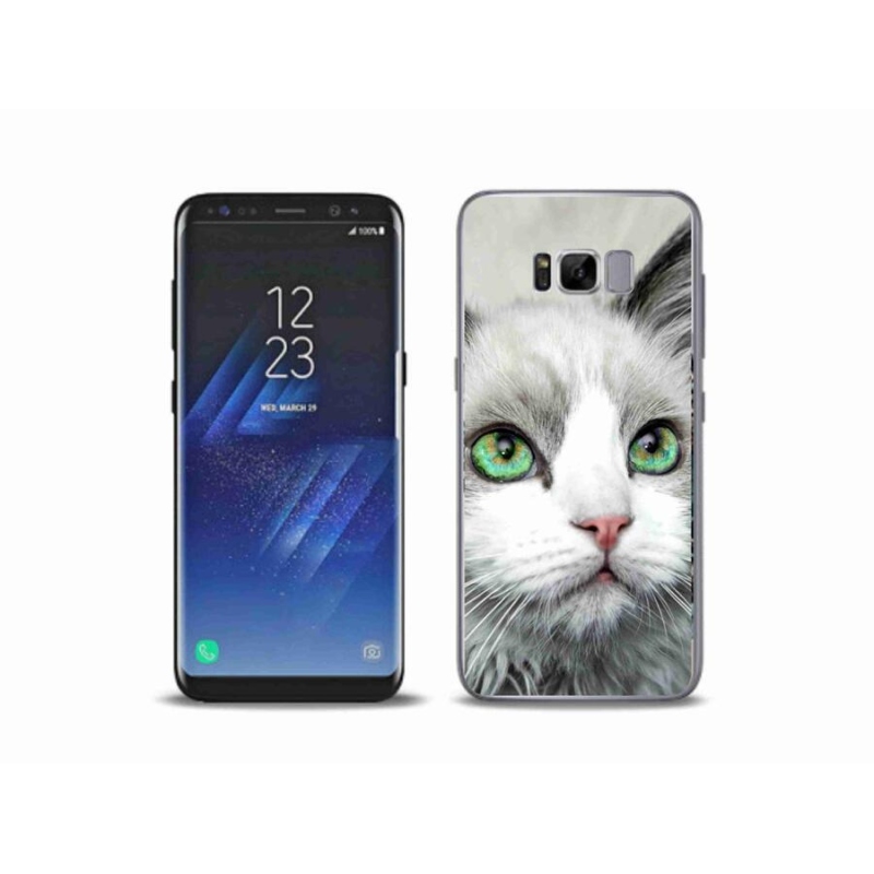 Gélový kryt mmCase na mobil Samsung Galaxy S8 Plus - mačací pohľad