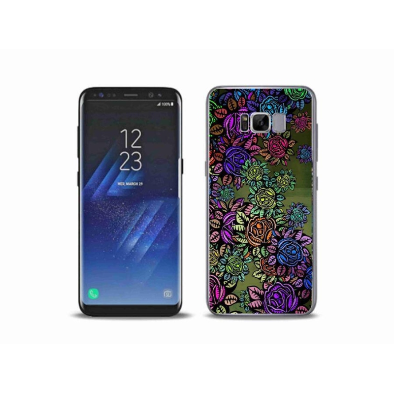 Gélový kryt mmCase na mobil Samsung Galaxy S8 Plus - kvety 6