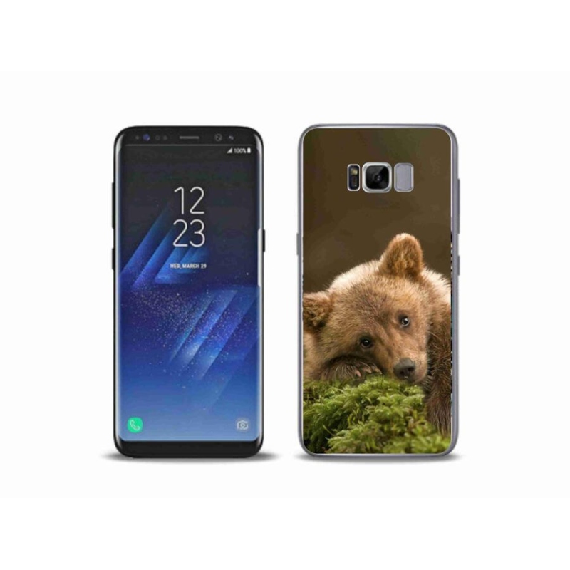 Gélový kryt mmCase na mobil Samsung Galaxy S8 Plus - medveď