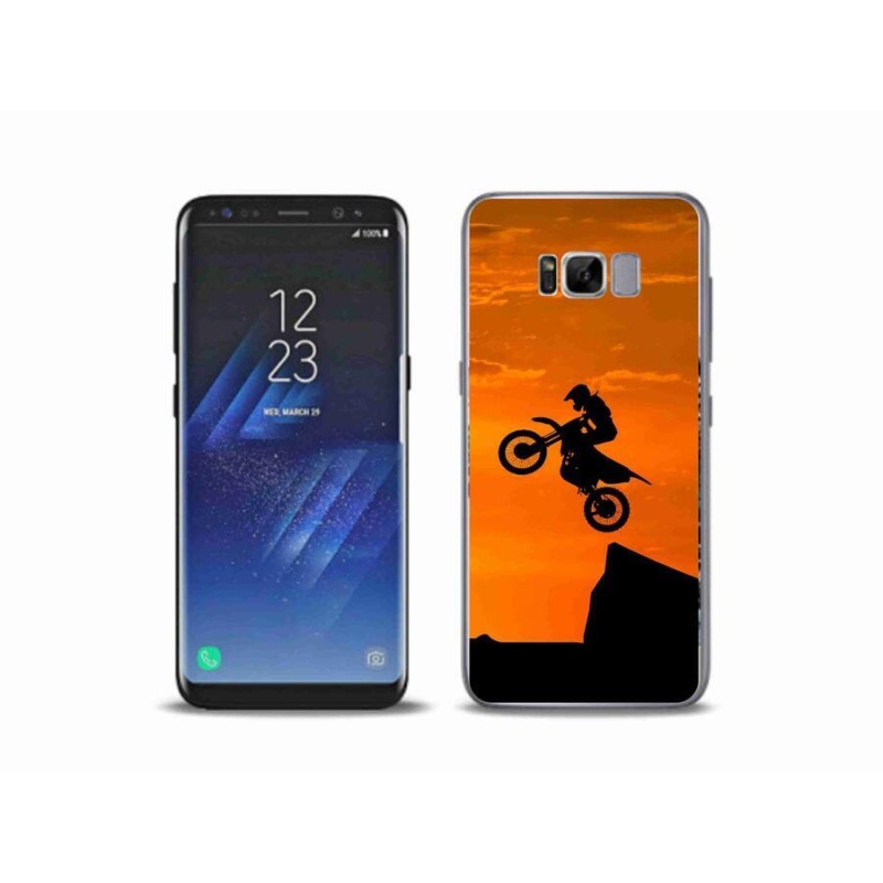 Gélový kryt mmCase na mobil Samsung Galaxy S8 Plus - motocross