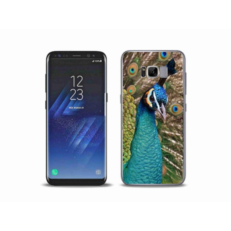 Gélový kryt mmCase na mobil Samsung Galaxy S8 Plus - páv