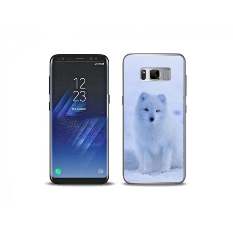 Gélový kryt mmCase na mobil Samsung Galaxy S8 Plus - polárna líška