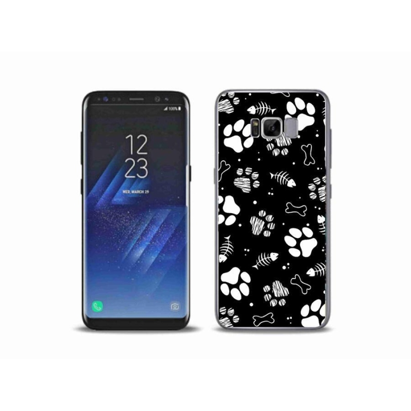 Gélový kryt mmCase na mobil Samsung Galaxy S8 Plus - psie labky