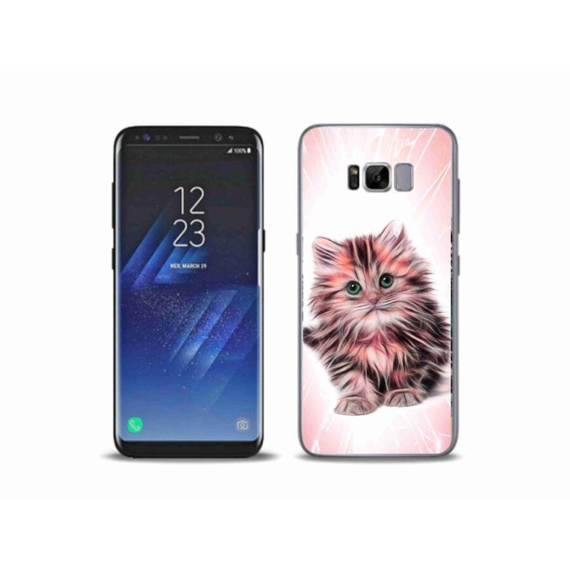 Gélový kryt mmCase na mobil Samsung Galaxy S8 Plus - roztomilé mačiatko