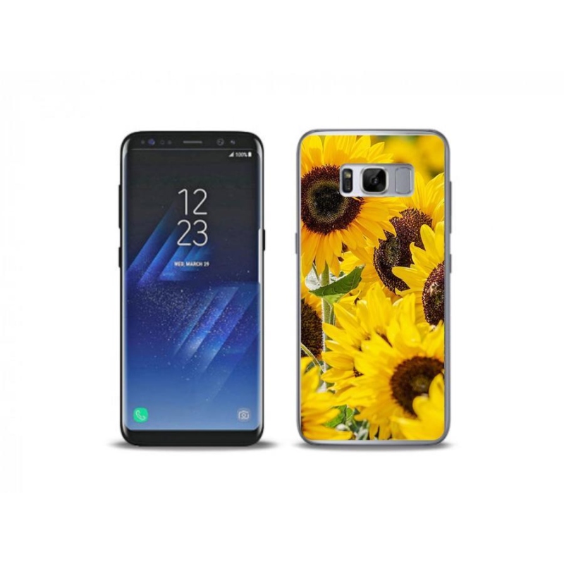 Gélový kryt mmCase na mobil Samsung Galaxy S8 Plus - slnečnica