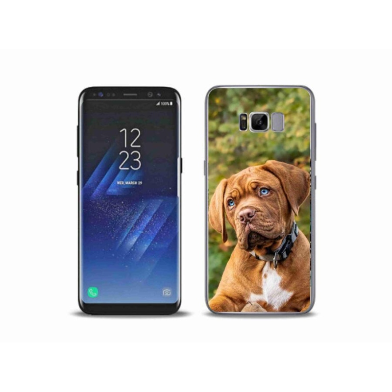 Gélový kryt mmCase na mobil Samsung Galaxy S8 Plus - šteňa