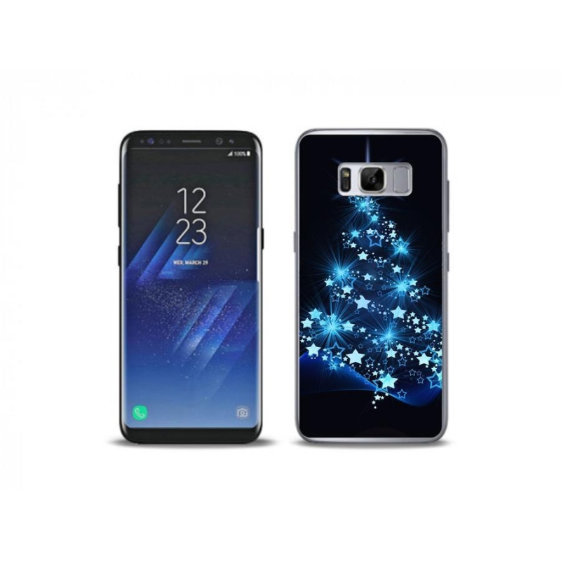 Gélový kryt mmCase na mobil Samsung Galaxy S8 Plus - vianočný stromček