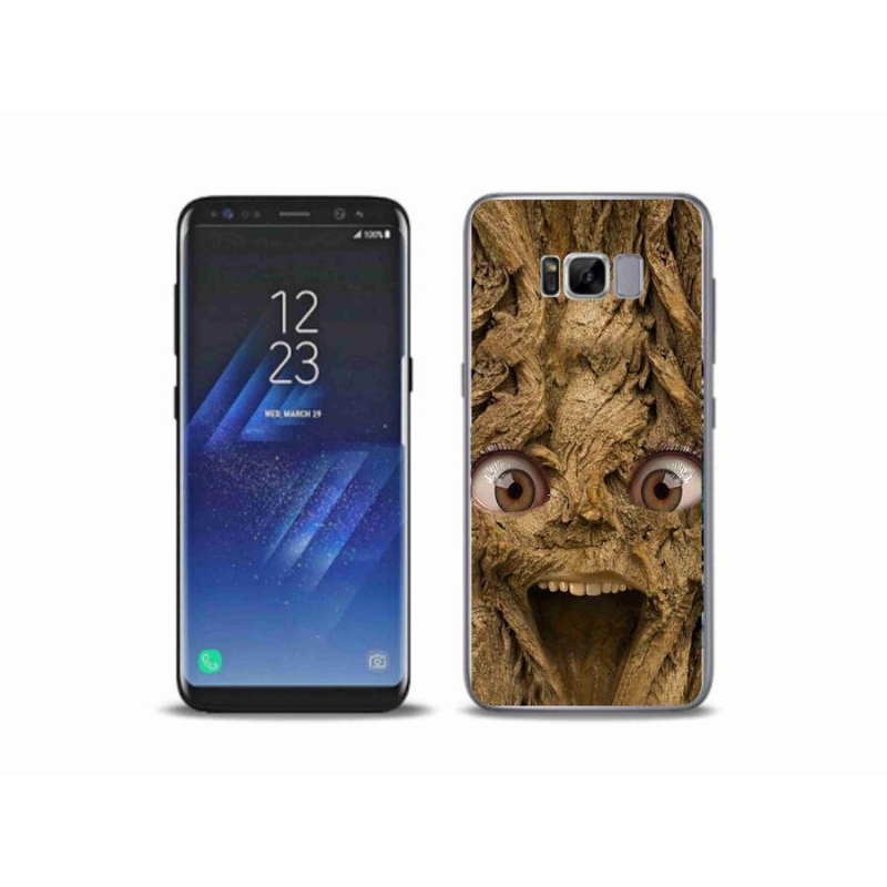 Gélový kryt mmCase na mobil Samsung Galaxy S8 Plus - veselý strom s očami