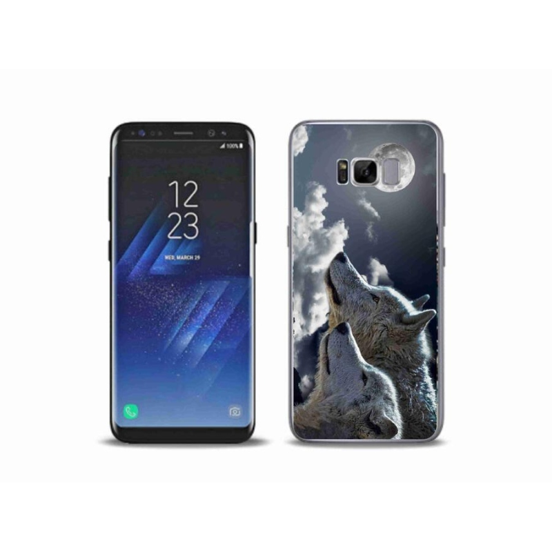 Gélový kryt mmCase na mobil Samsung Galaxy S8 Plus - vlci