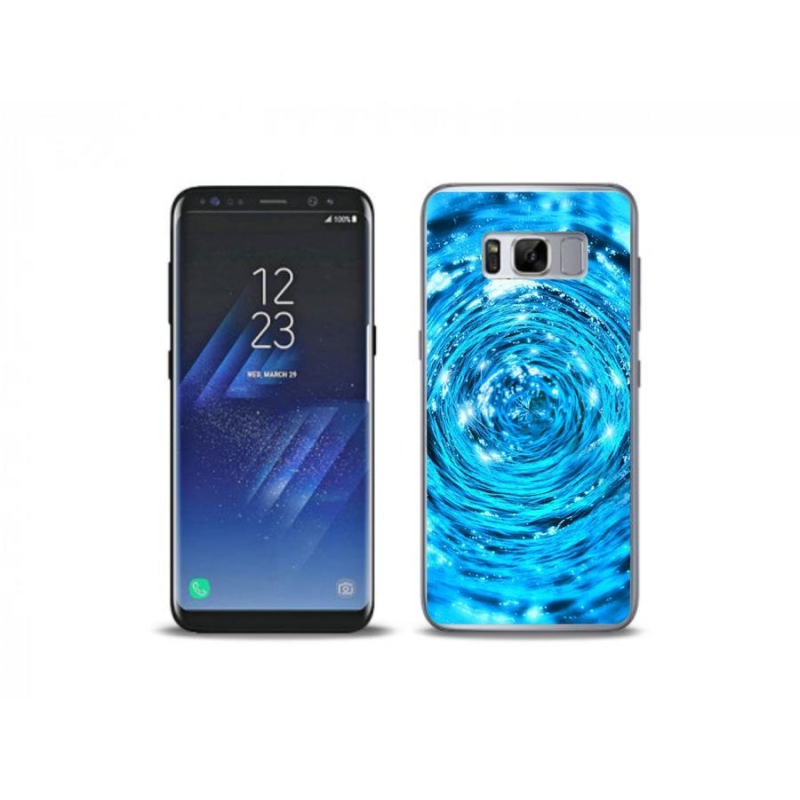 Gélový kryt mmCase na mobil Samsung Galaxy S8 Plus - vodný vír