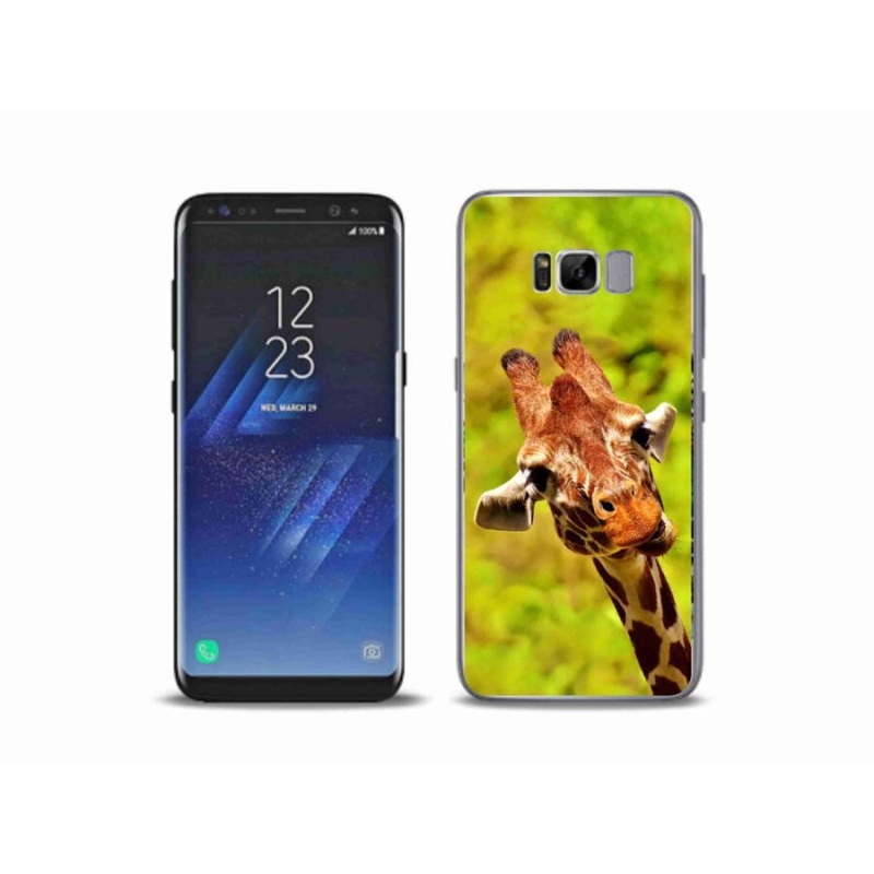 Gélový kryt mmCase na mobil Samsung Galaxy S8 Plus - žirafa