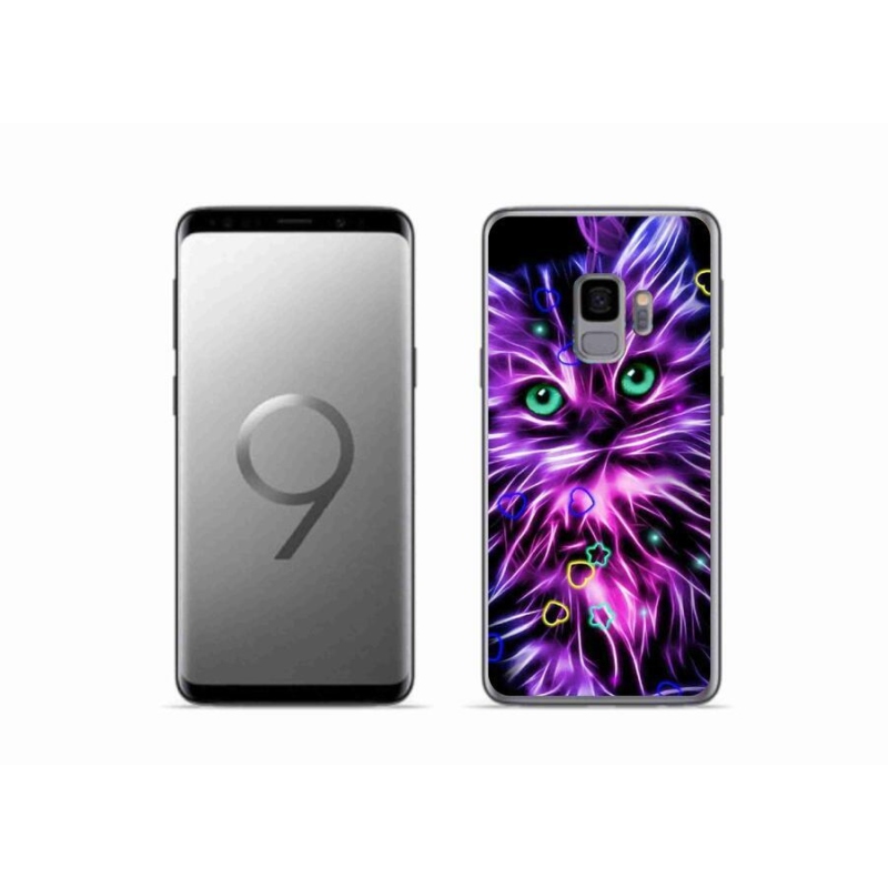 Gélový kryt mmCase na mobil Samsung Galaxy S9 - abstraktná mačka