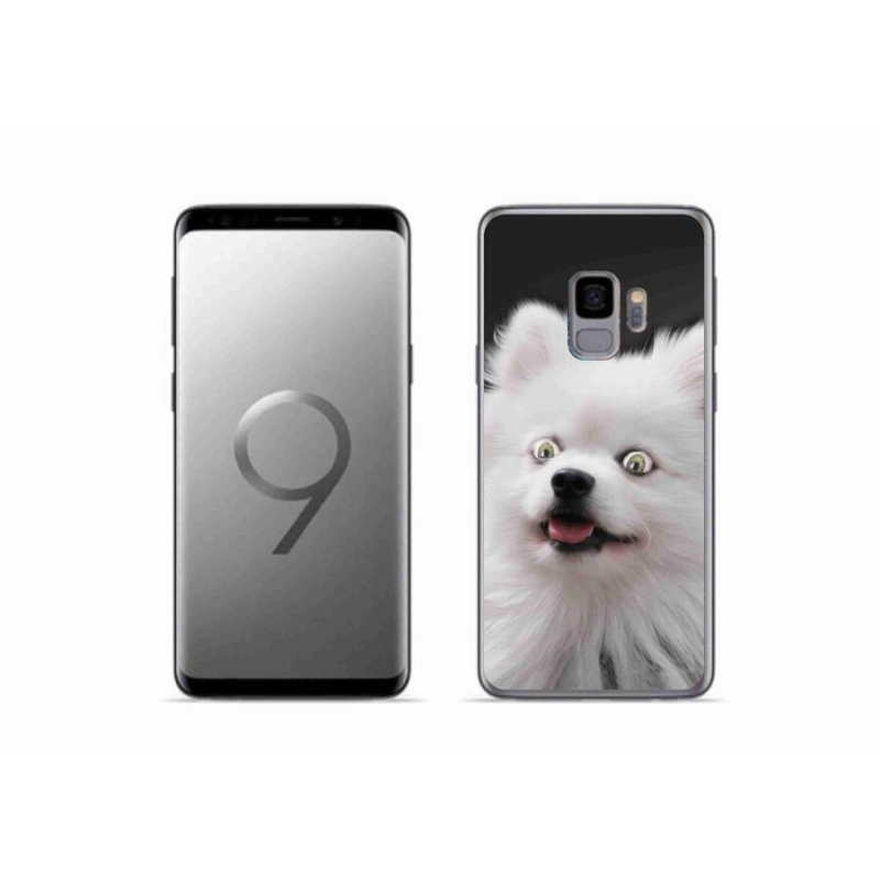 Gélový kryt mmCase na mobil Samsung Galaxy S9 - biely špic