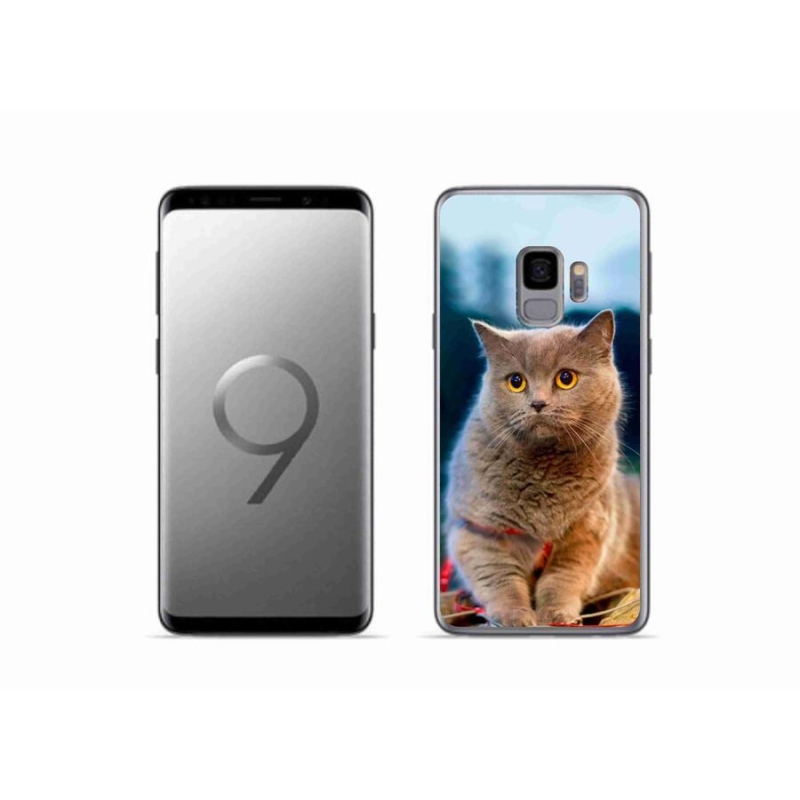 Gélový kryt mmCase na mobil Samsung Galaxy S9 - britská modrá 2